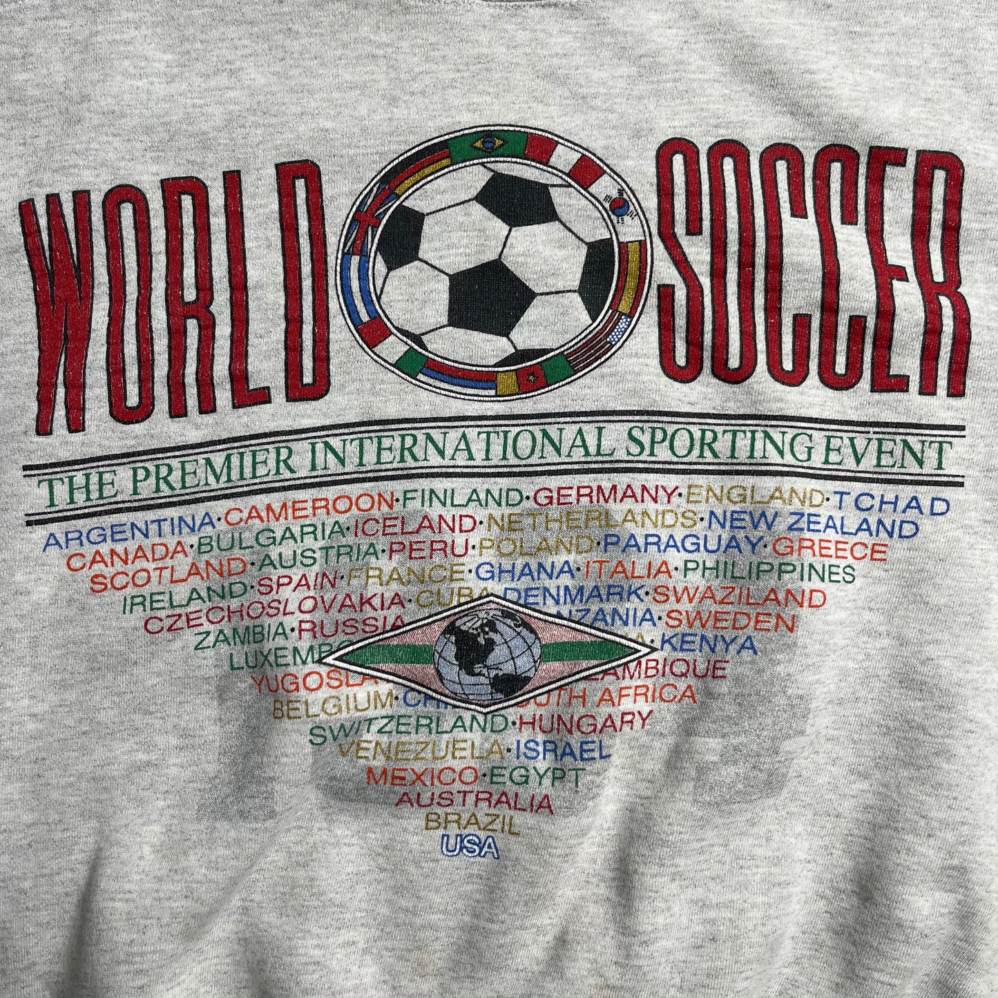 90s World Soccer Crewneck (L)
