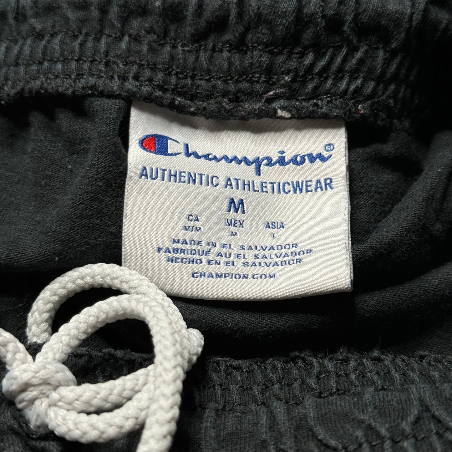 Black Champion Cuffed Sweats - M