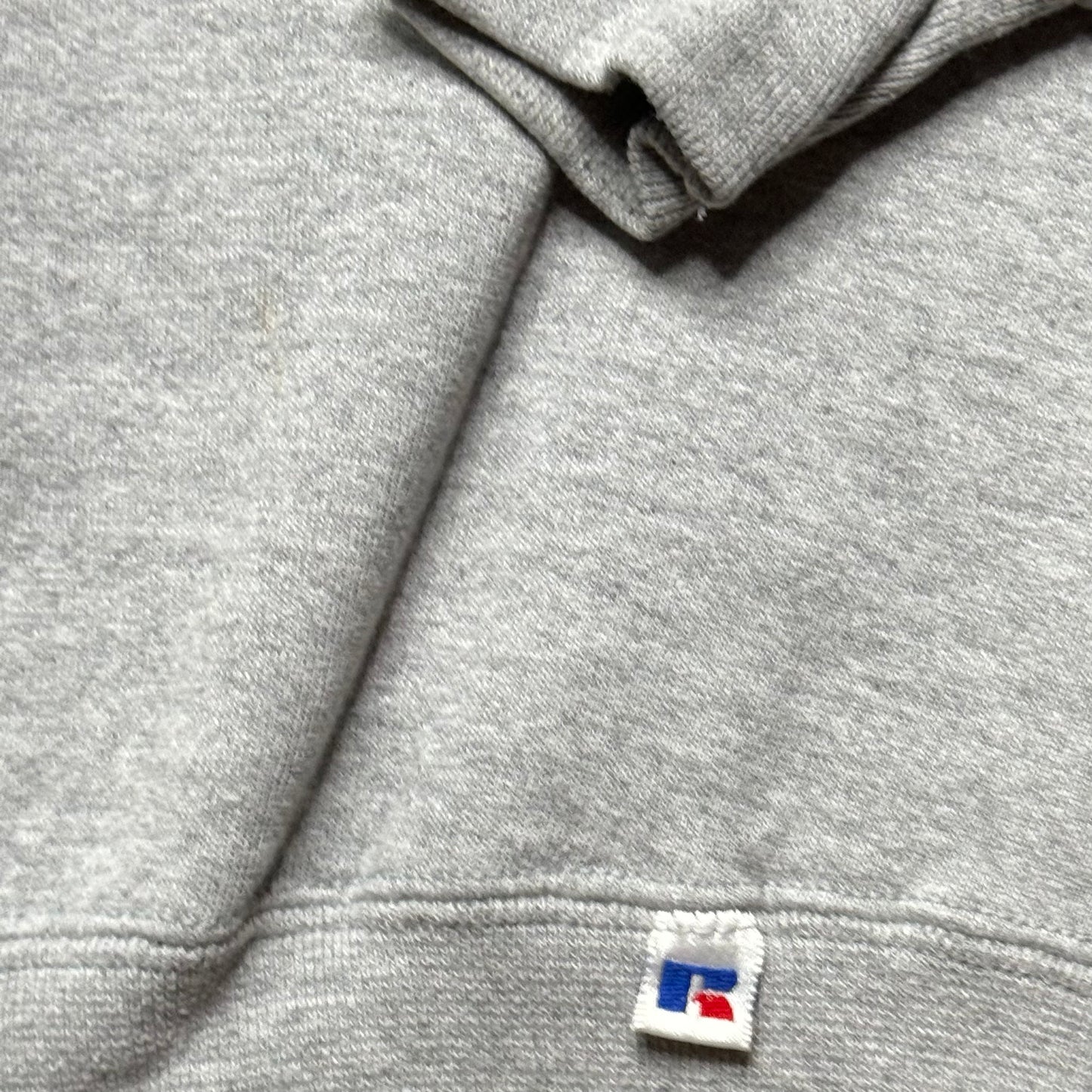 90s Grey Russell Crewneck - L