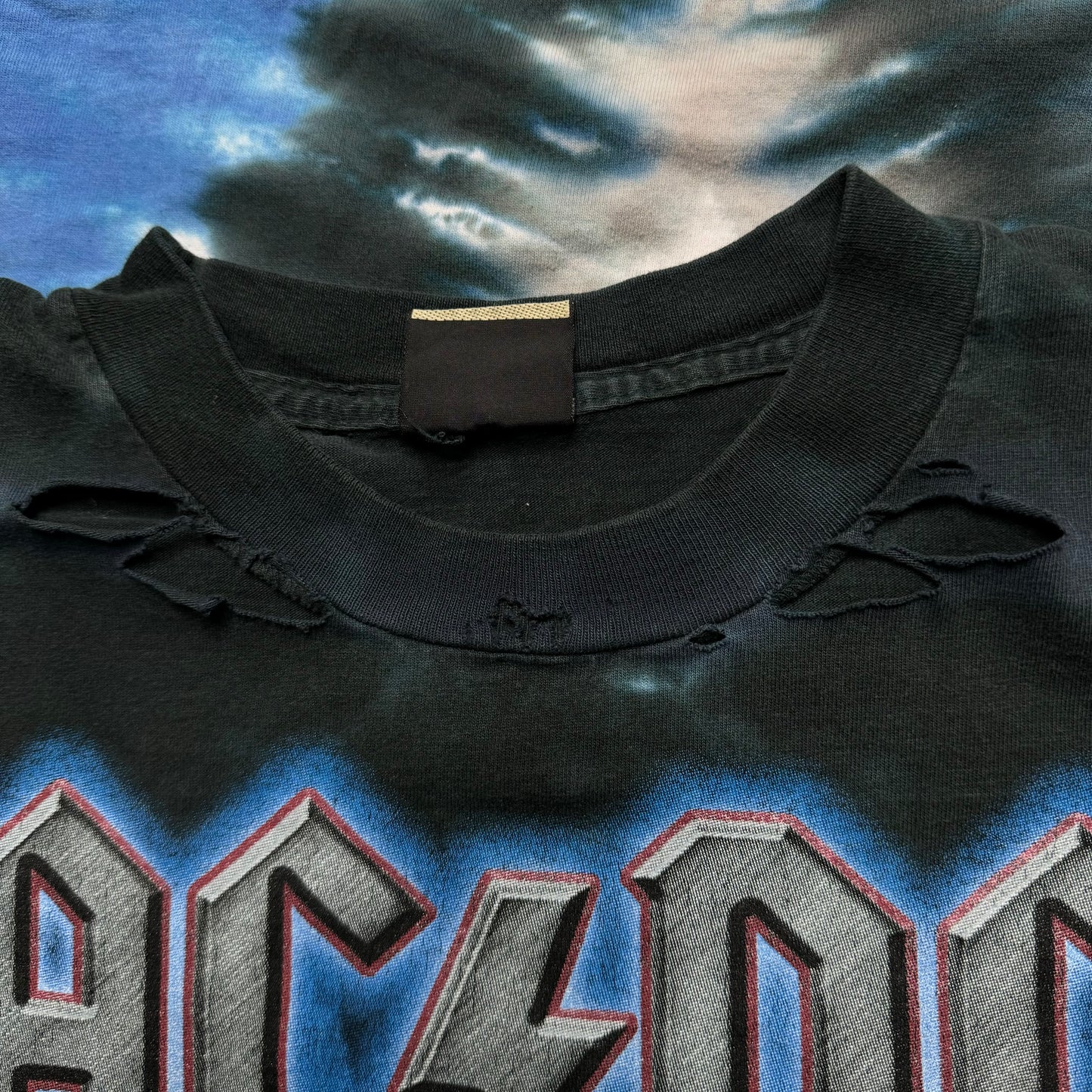 β04 AC/DC Rock Liquid Blue Tee - 2XL