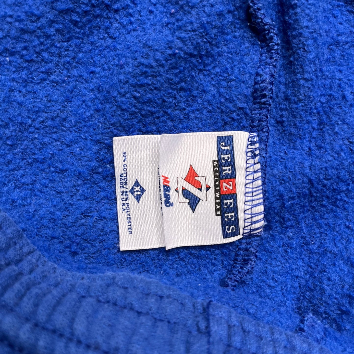 90s Blue Jerzees Cuffed Sweats - XL
