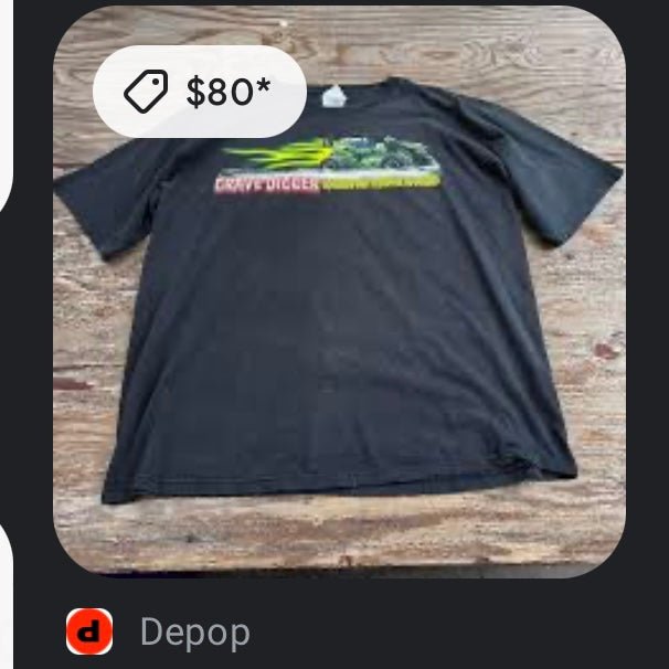 90s Grave Digger Monster Truck Tee (XL)