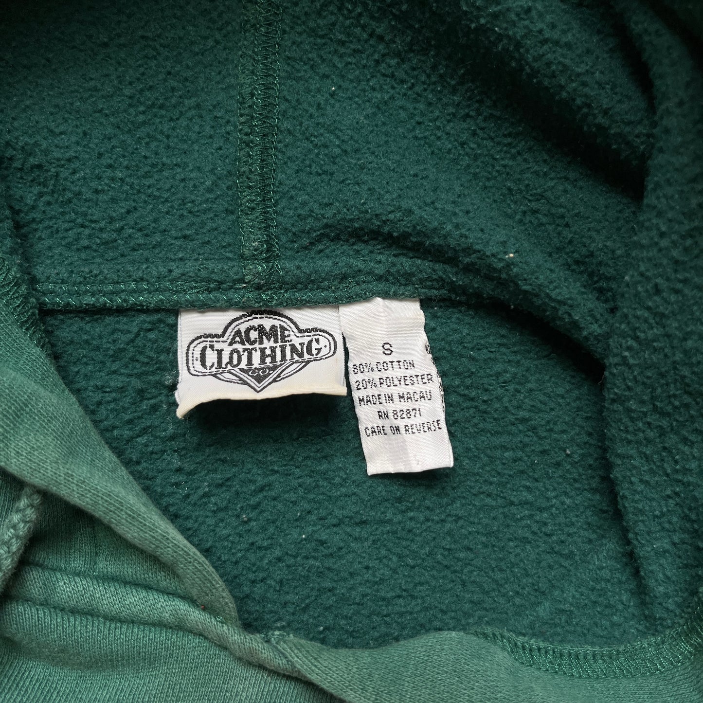 90s Looney Tunes Green Hoodie - S