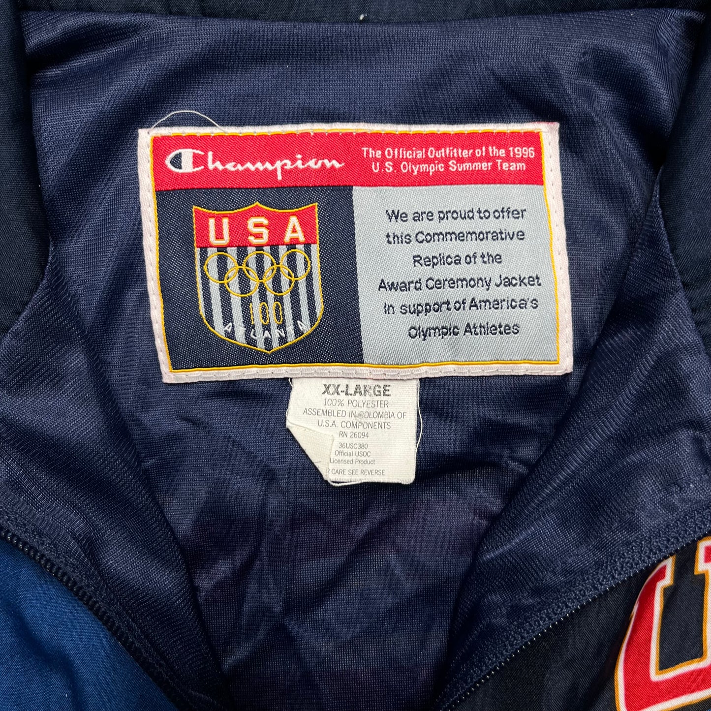 1996 USA Olympics Windbreaker - 2XL