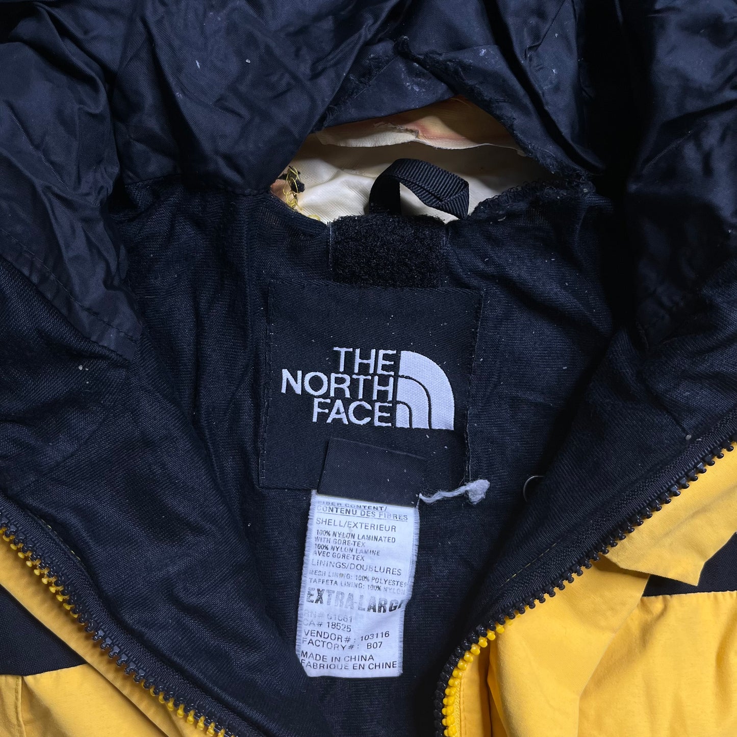 Yellow North Face Jacket (2XL)