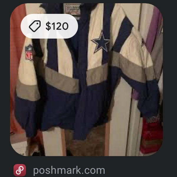 1993 Apex One Dallas Cowboys Puffer Jacket (M)