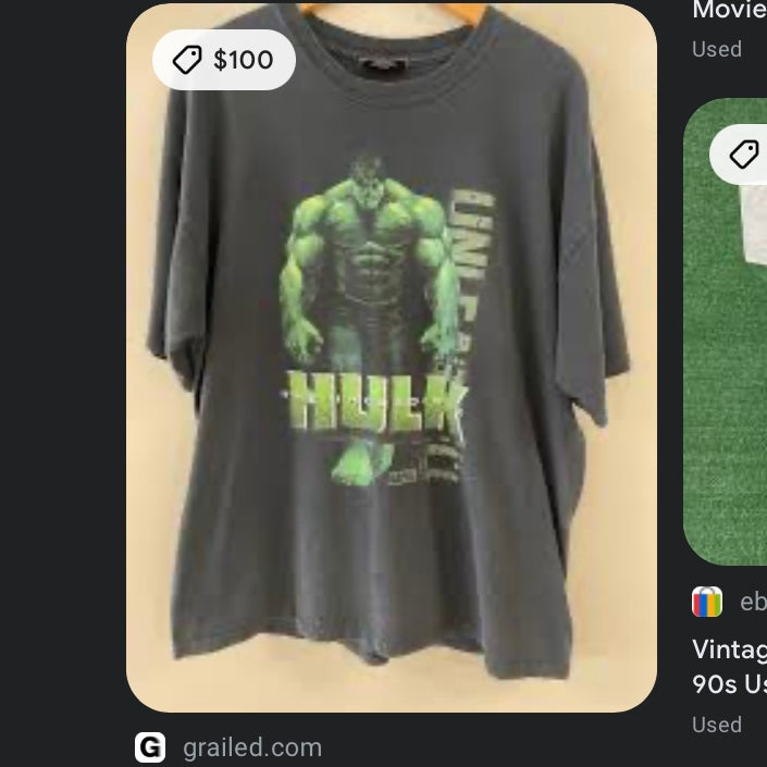 2008 The Incredible Hulk Movie Promo Tee (XL)
