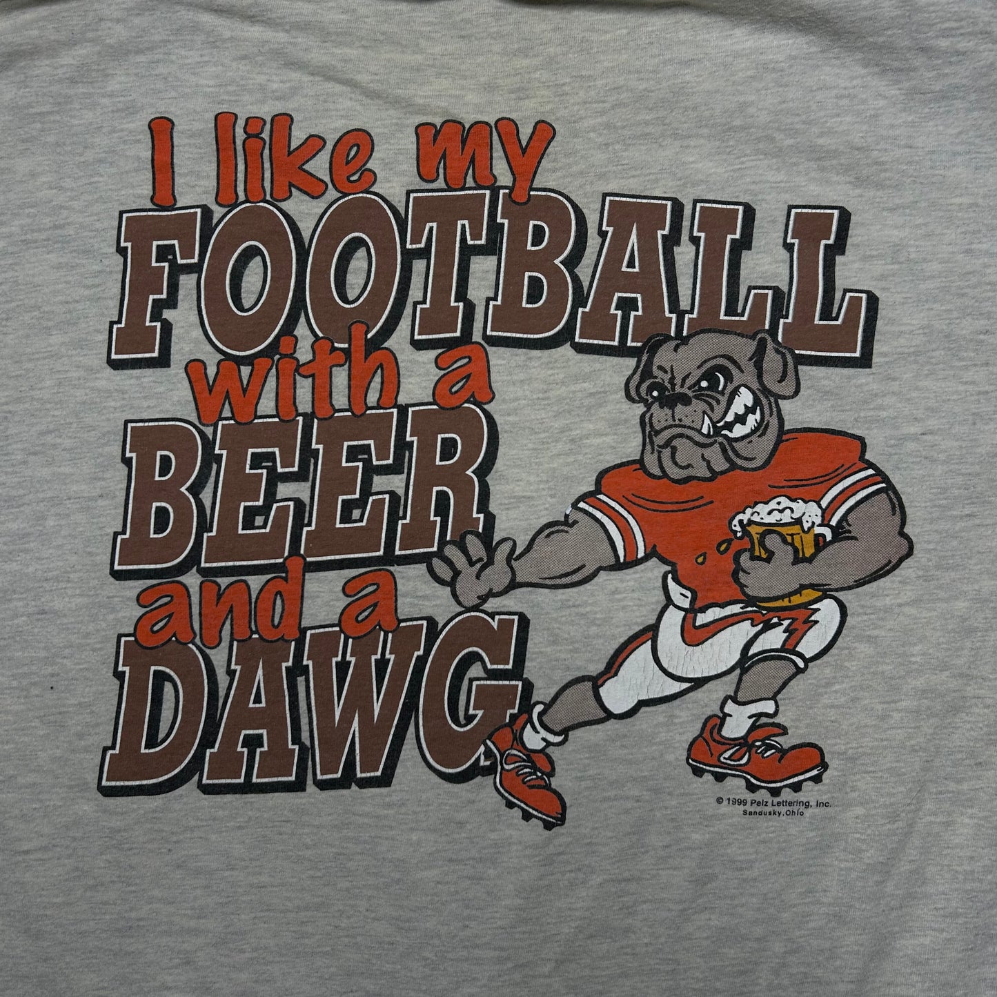 1999 Football Beer Dawg Tee (XL)