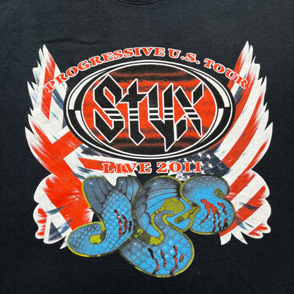 ‘11 Styx Progressive US Tour Tee - M