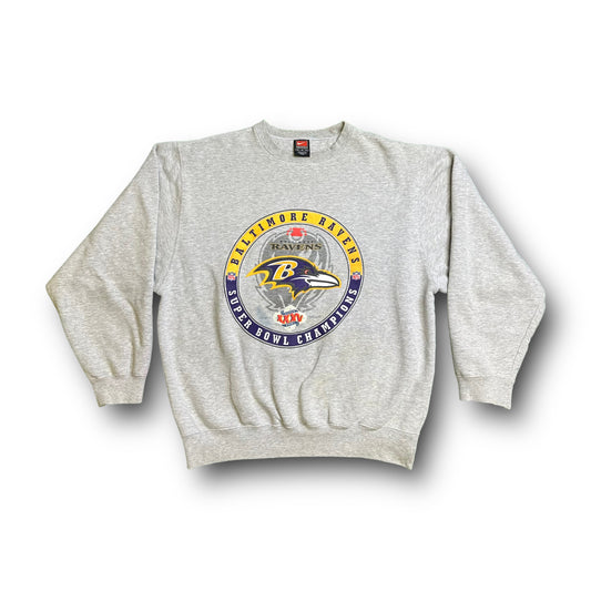 ‘01 Ravens Super Bowl Crewneck (M)