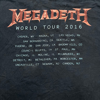 ‘16 Megadeth World Tour Tee - L