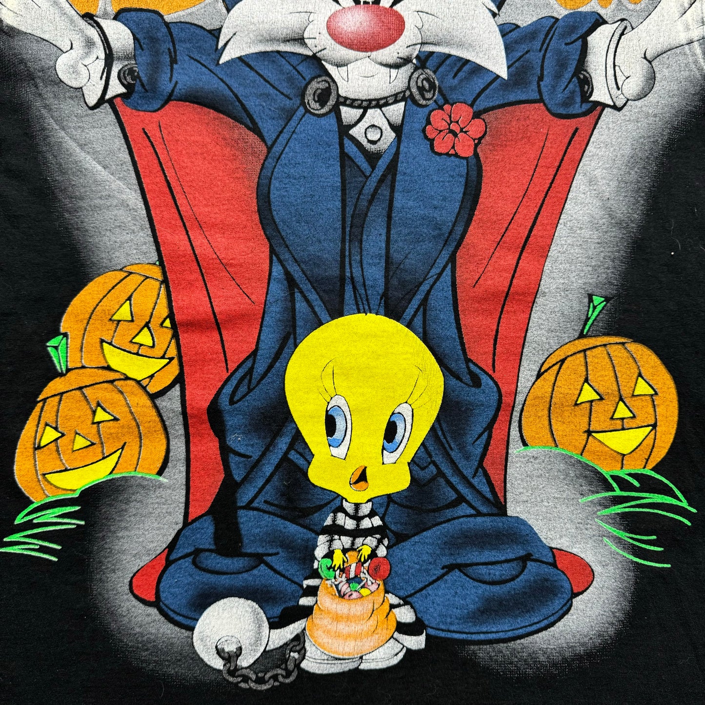 1994 Halloween Looney Tunes Tee - M