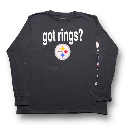 ‘09 Pittsburgh Steelers Got Rings Tee - XL