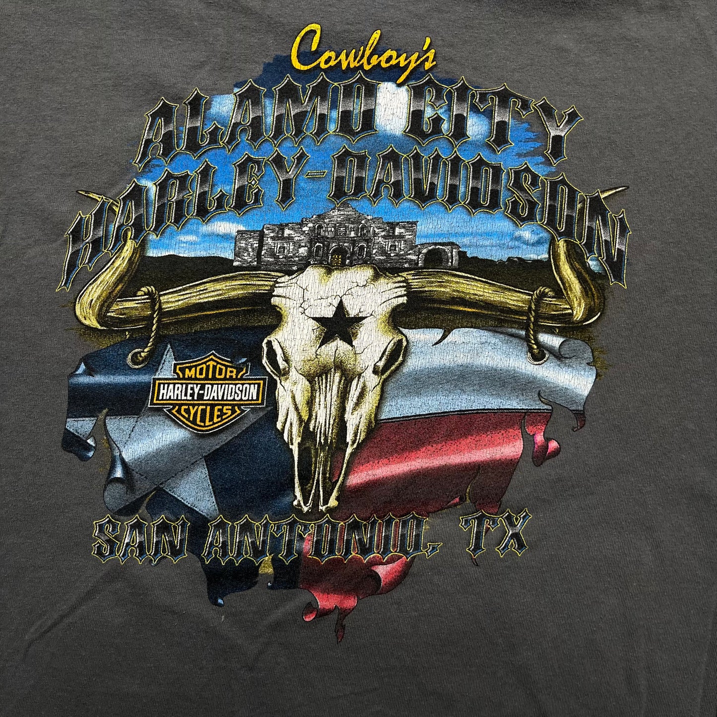 ‘18 San Antonio Harley Davidson Tee - L