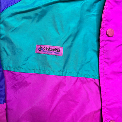 Columbia Pink Windbreaker - YXL