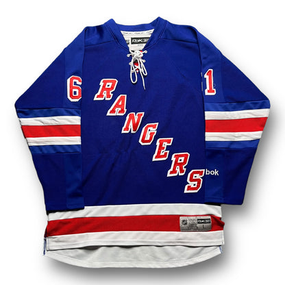 New York Rangers Rick Nash Blue Jersey - L