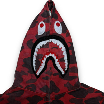 Red Bape Full-Zip Hoodie (S)