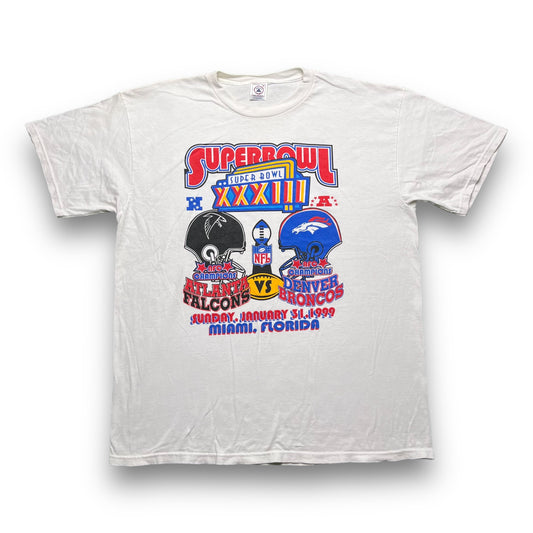 1999 Super Bowl XXXIII Helmet Tee - XL