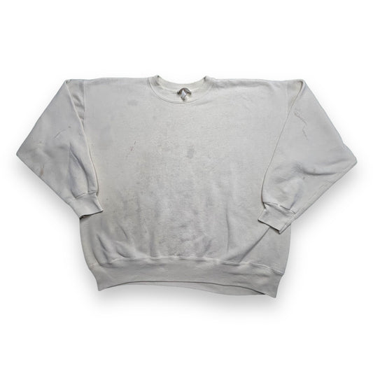 90s Hanes Cream Crewneck (L)