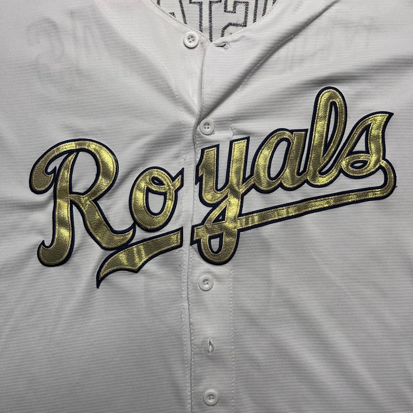 ‘15 Kansas City Royals Moustakas Jersey - M