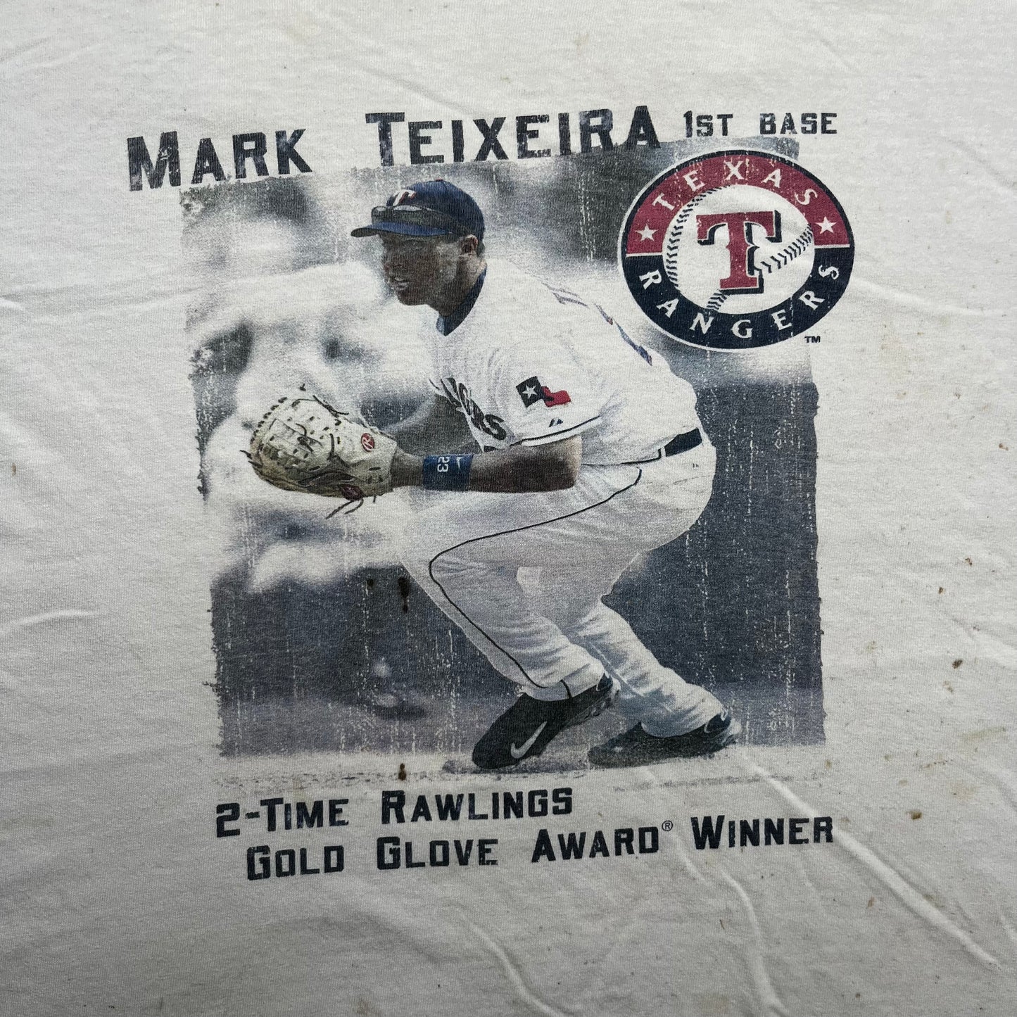 00s Texas Rangers Mark Teixeira Tee - XL