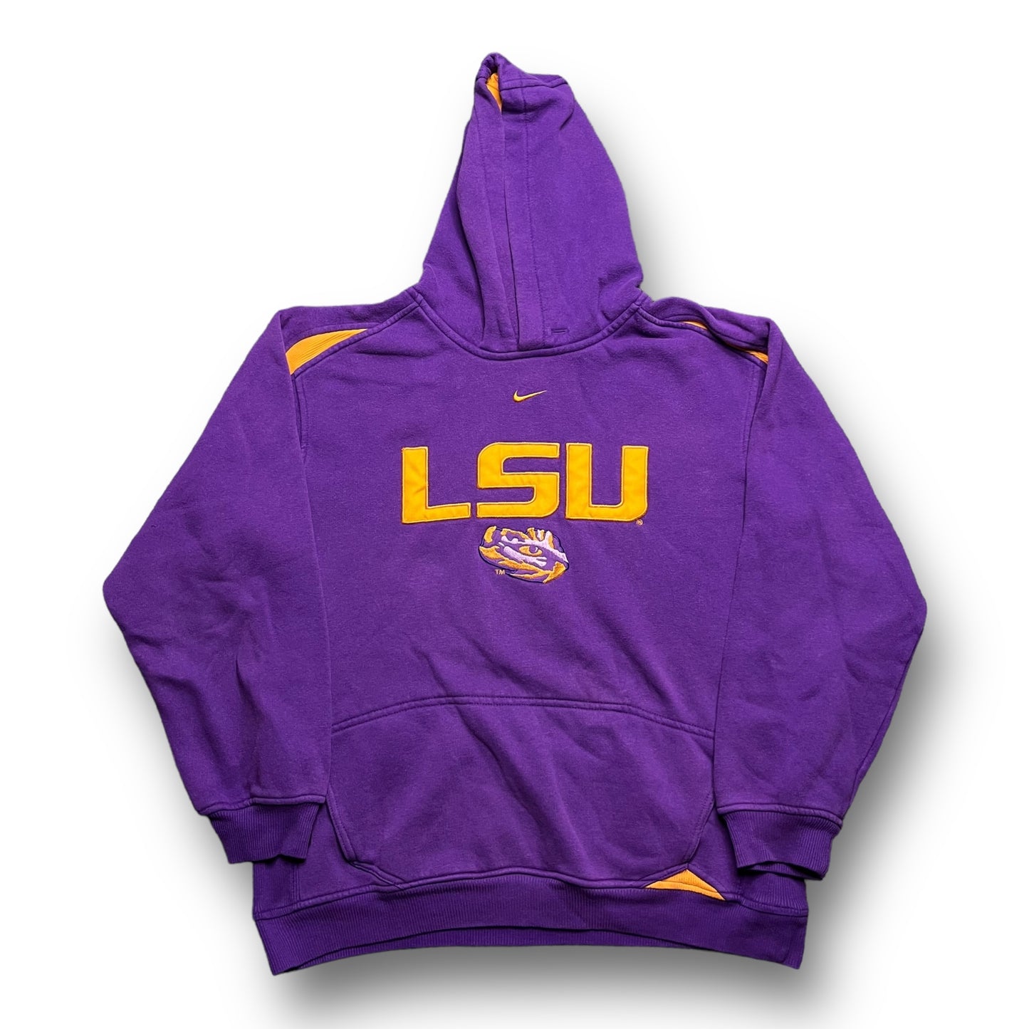 00s Nike LSU Tigers Purple Hoodie - M