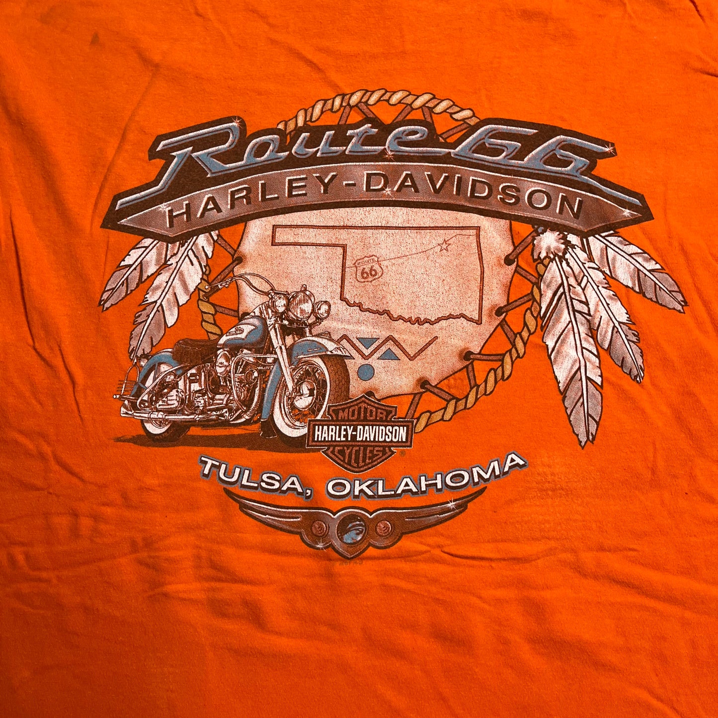 ‘02 Tulsa Harley Davidson Tee - L