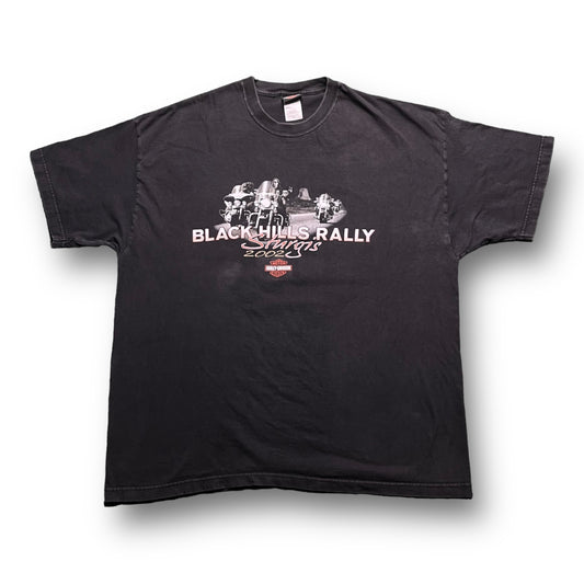 ‘02 Hills Rally Harley Davidson Tee - 2XL