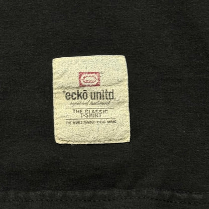 00s Y2K Echo Unltd Black Tee - L