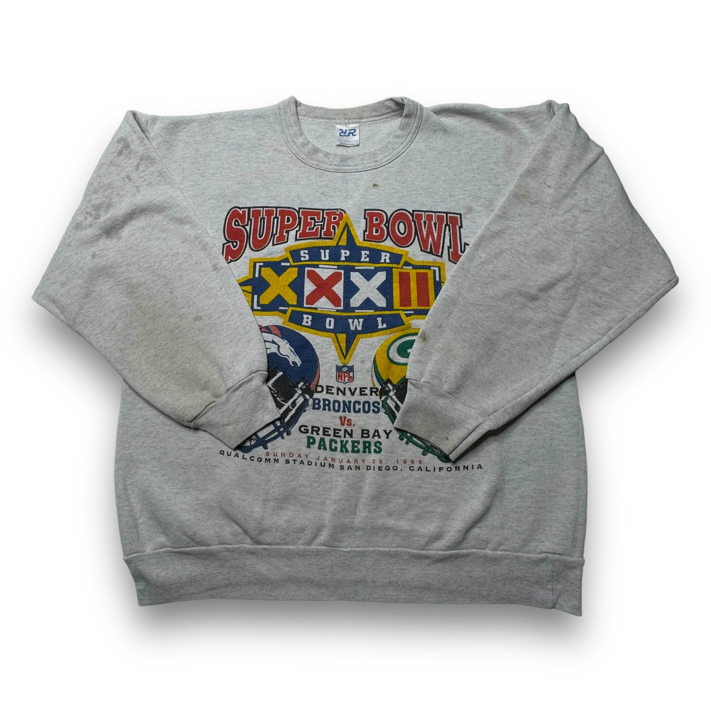 1998 Super Bowl Helmet Crewneck - XL