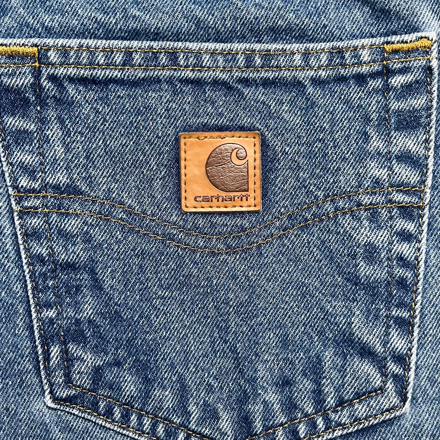 Carhartt Riped Blue Jeans (38x32)