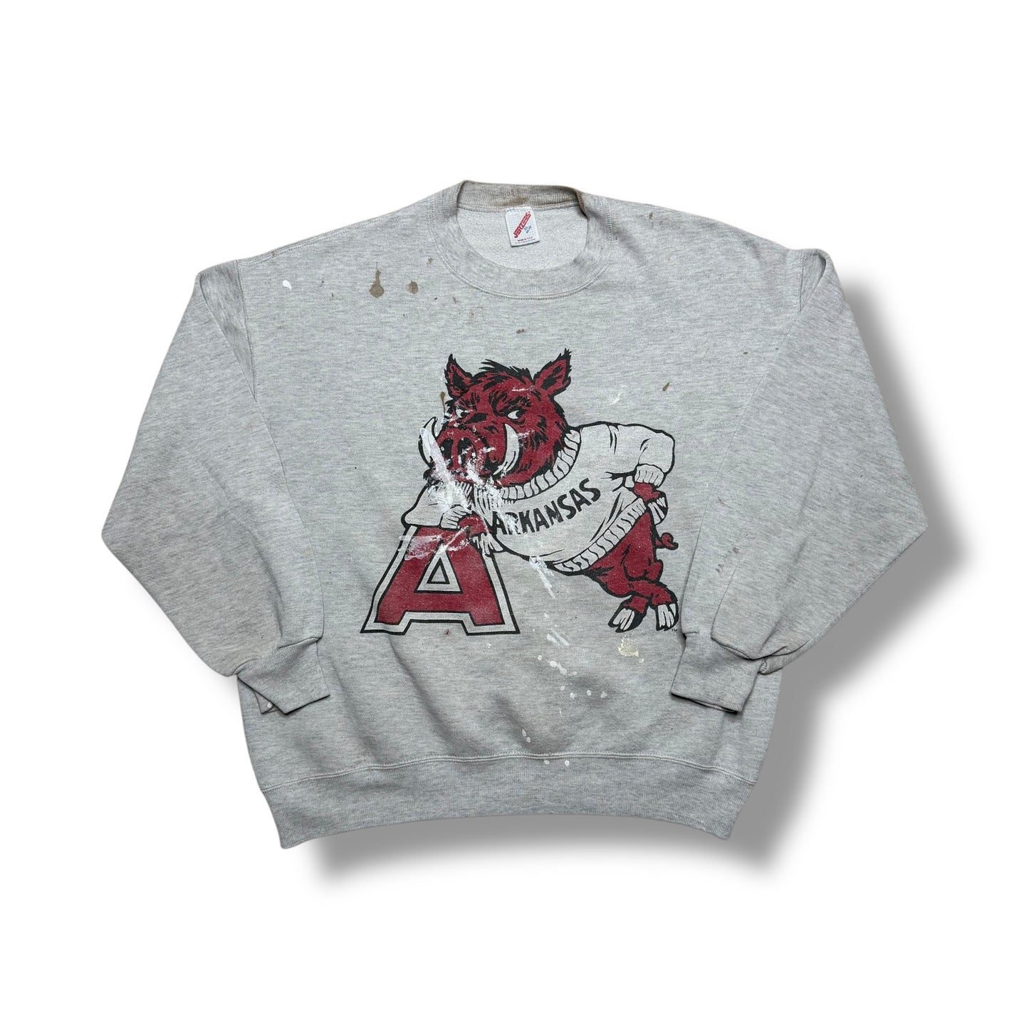90s Arkansas Razorback Crewneck- M