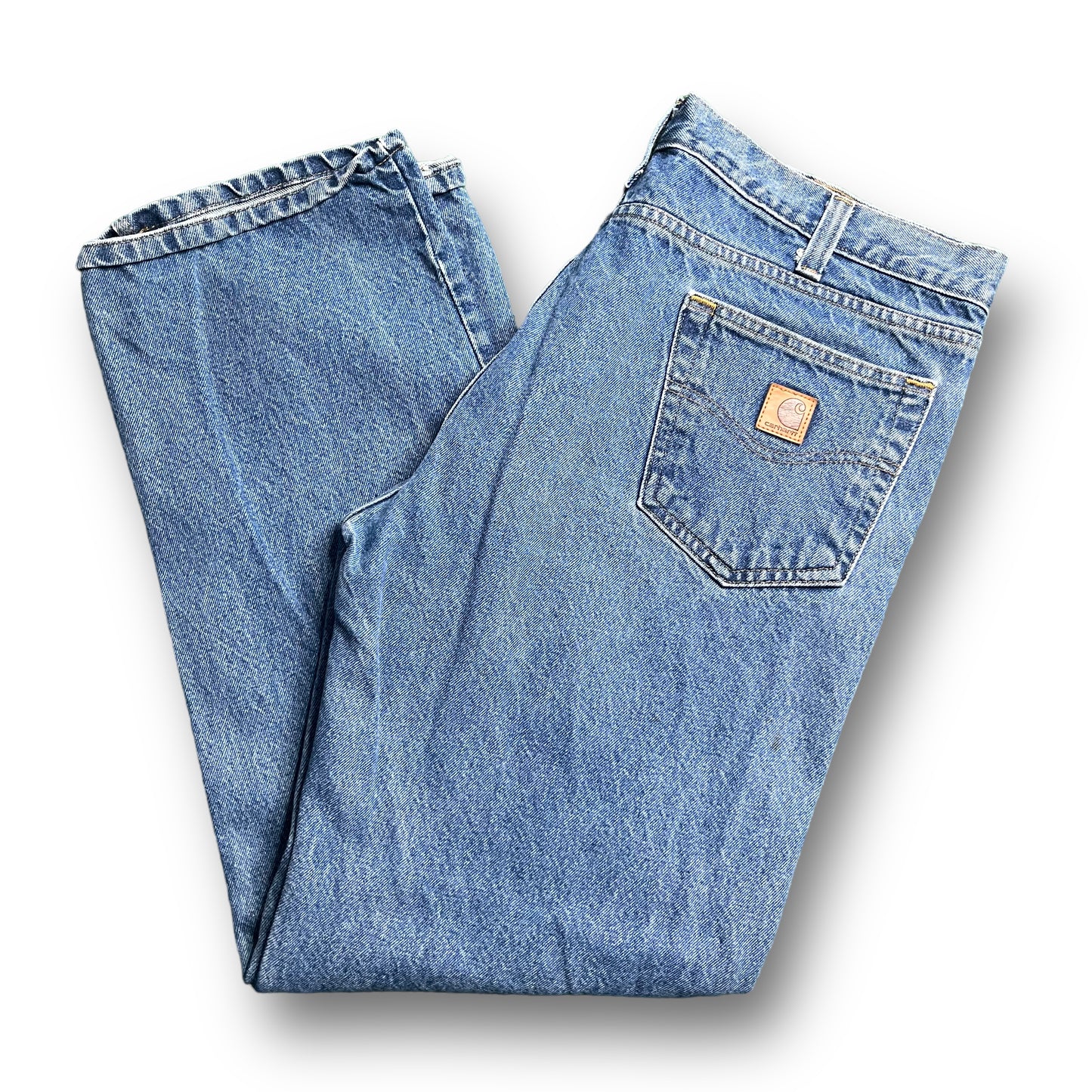 Carhartt Riped Blue Jeans (38x32)