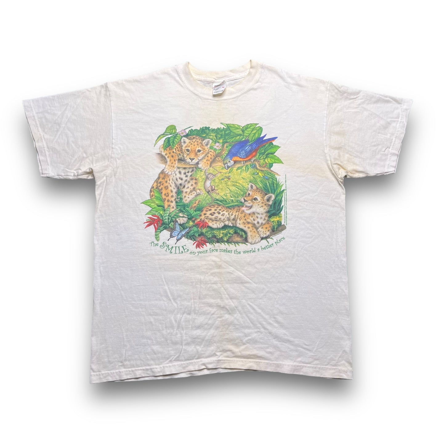 ‘02 Wildlife Animals Tee - L