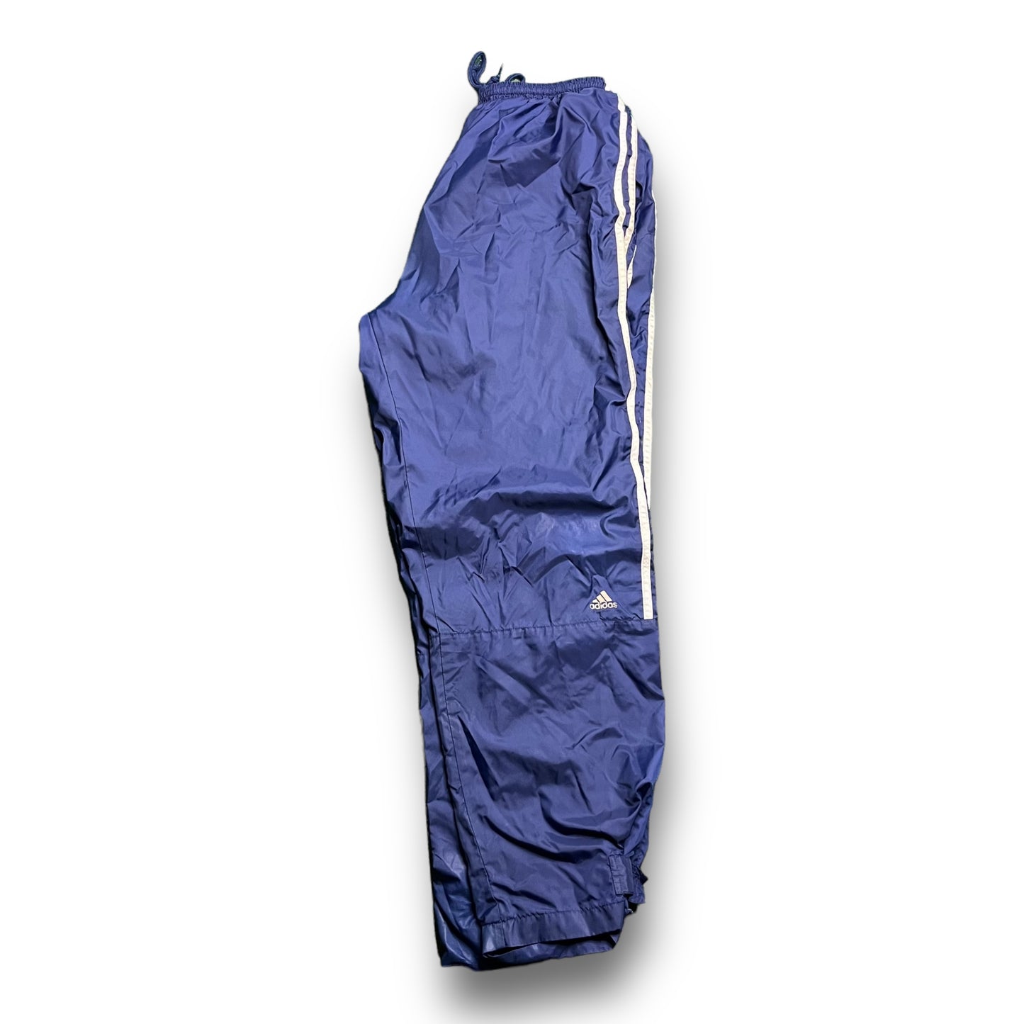 00s Navy Adidas Windbreaker Pants (L)