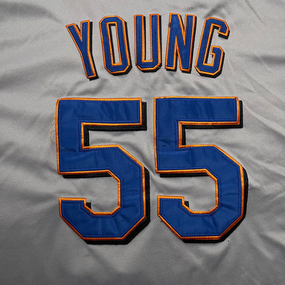 New York Mets Young Grey Jersey - L