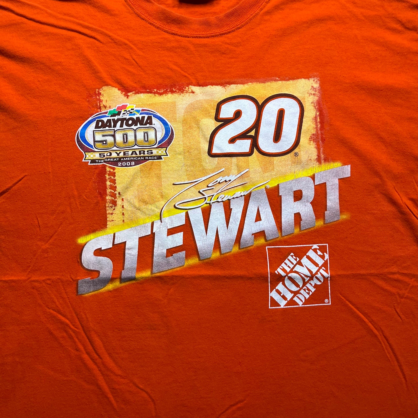 ‘08 NASCAR Stewart Orange Tee - 2XL