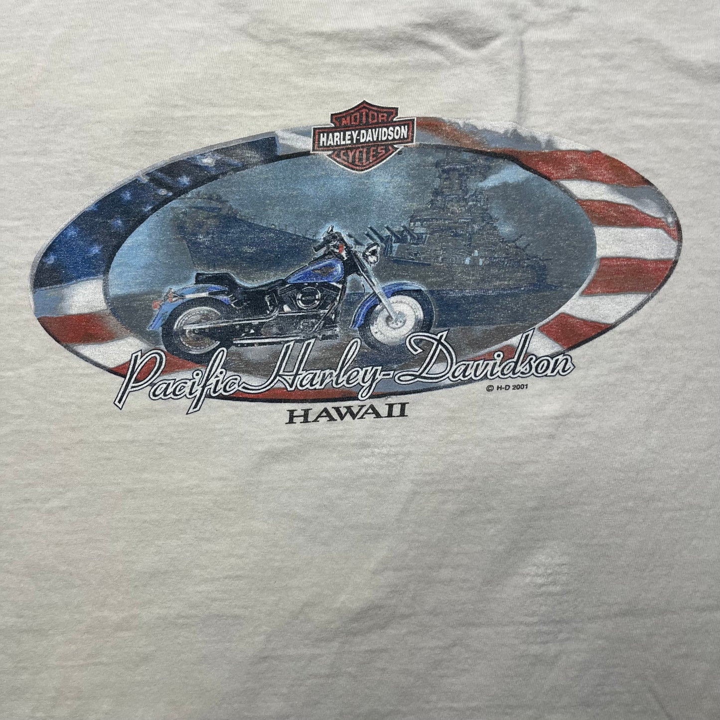 ‘01 Hawaii Harley Davidson Tee - XL