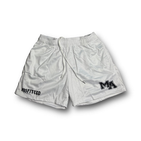 Misfitted Apparel Shorts - White