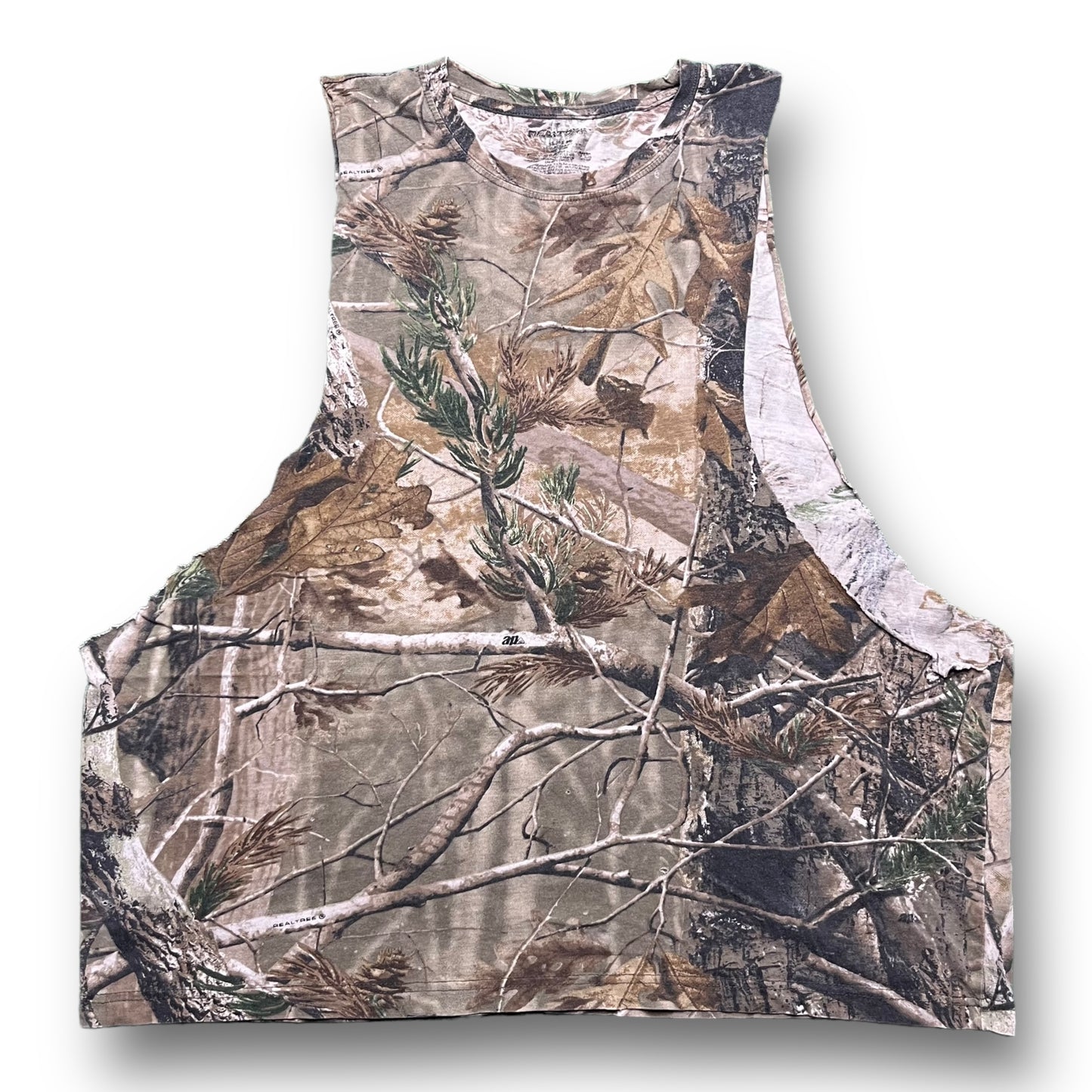 Camo Cut-Off Tee - L