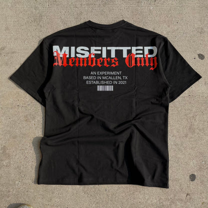 Misfitted Members Only Tee