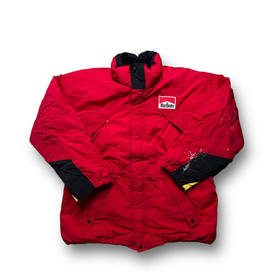 Red Marlboro Puffer Jacket (XL)