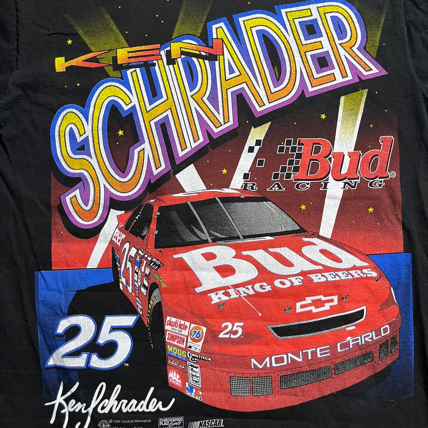 1996 Ken Schrader Bud AOP Tee (XL)