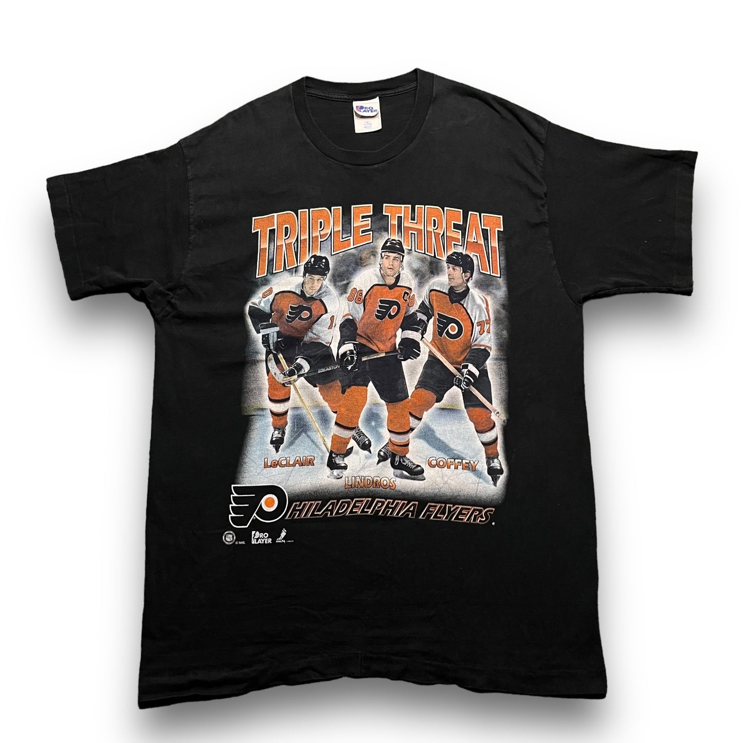 90s Philadelphia Flyers Triple Threat Tee - XL