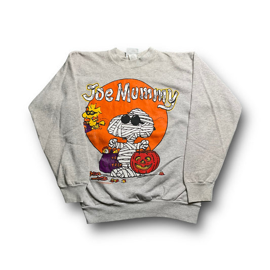 90s Joe Mummy Peanuts Halloween Crewneck (L)