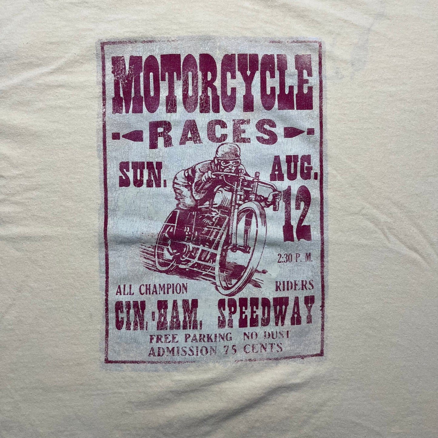 Motorcycle Races Tee - XL