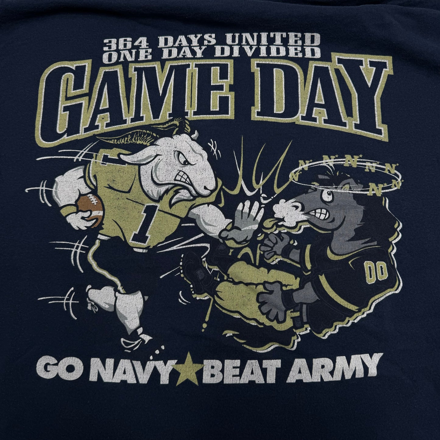 ‘15 Navy Vs Army College Football Tee -M