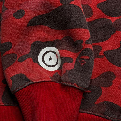 Red Bape Full-Zip Hoodie (S)