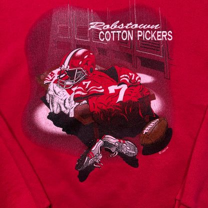 90s Robstown Cotton Pickers Crewneck  - L