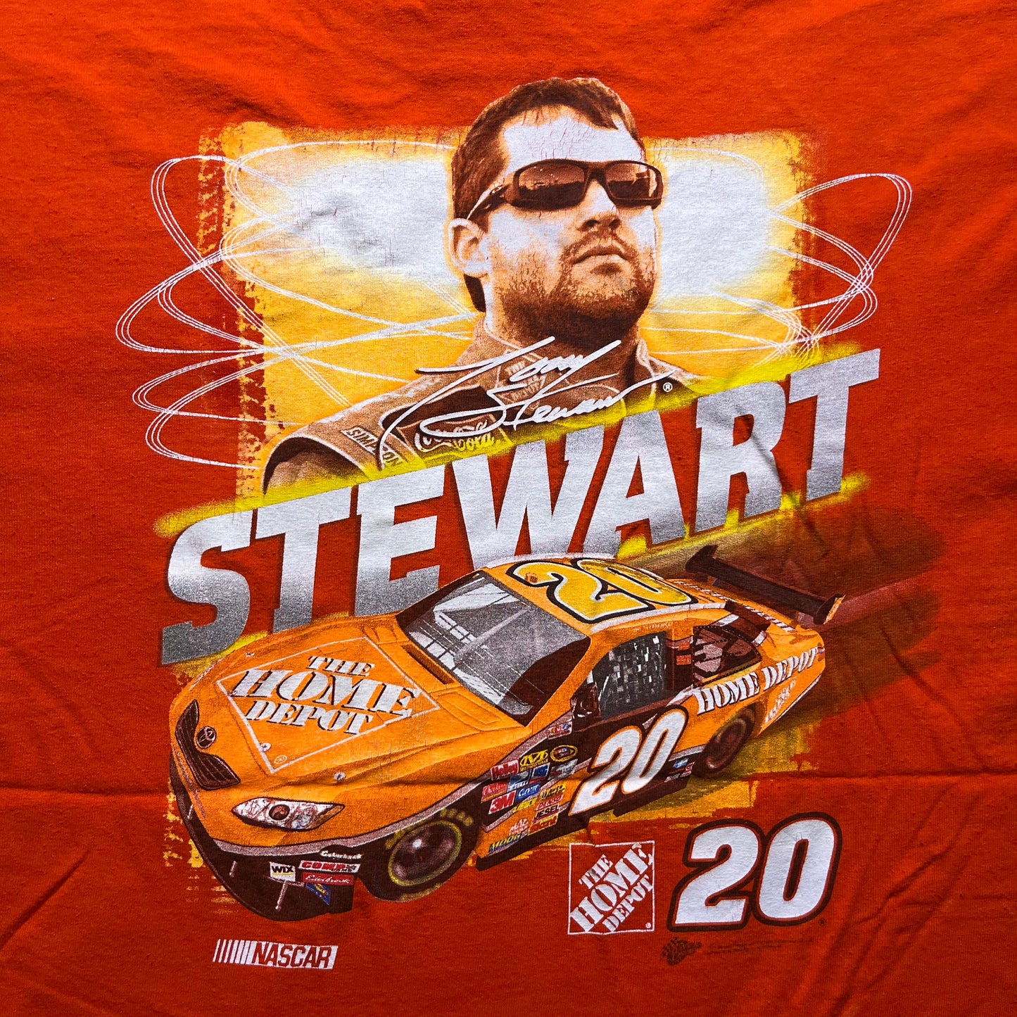 ‘08 NASCAR Stewart Orange Tee - 2XL